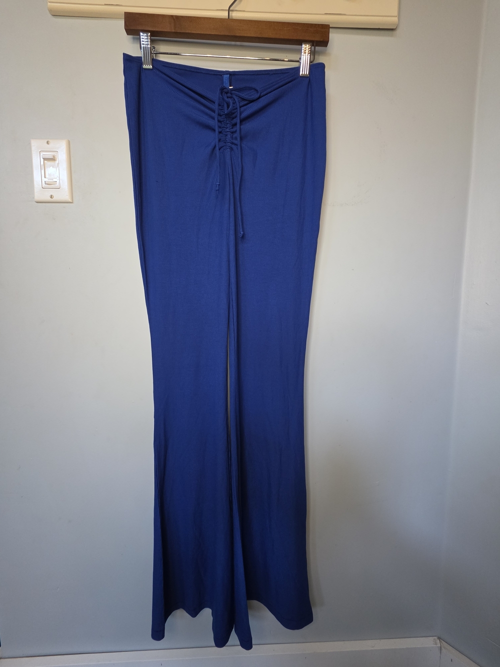 Skims Soft Lounge Pant Cobalt Blue Flare L NWT
